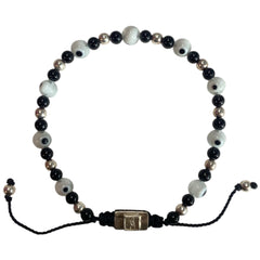 EYE AND BEADS BRACELET