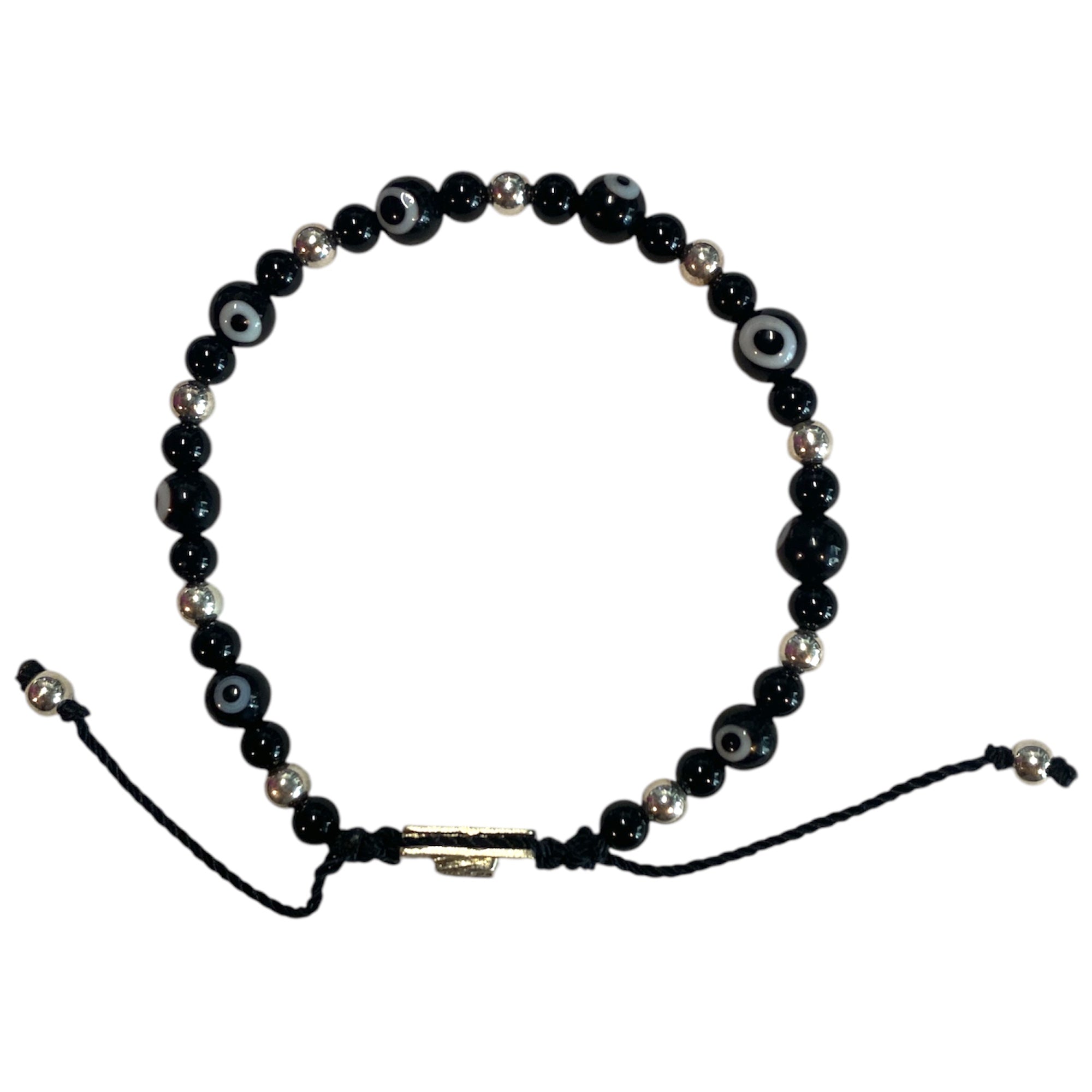 EYE AND BEADS BRACELET