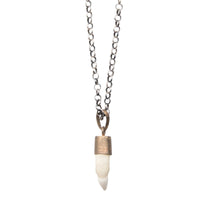 WHITE CROCODILE TOOTH