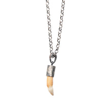 WHITE CROCODILE TOOTH