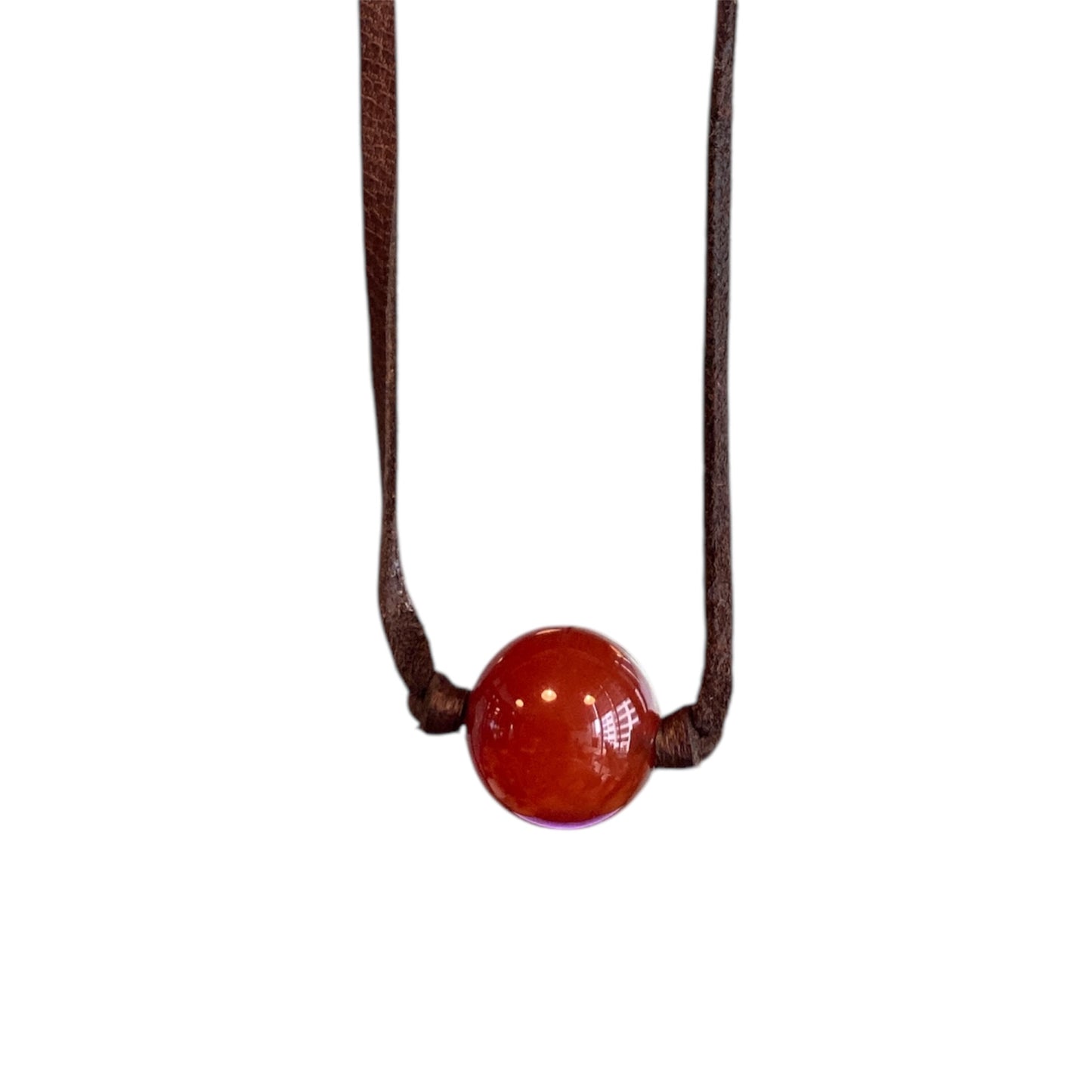 LEATHER STONE BALL