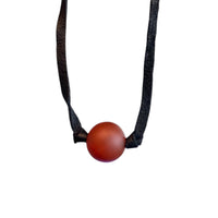 LEATHER STONE BALL