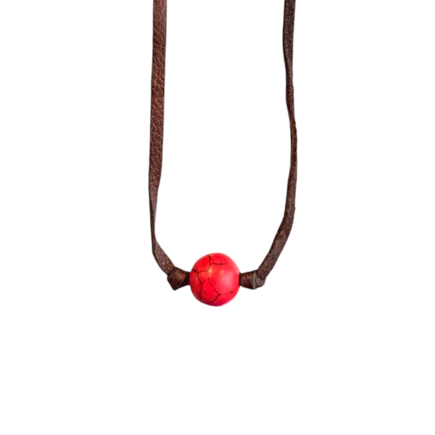 LEATHER STONE BALL