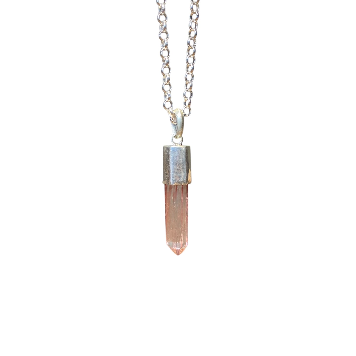 PINK AMBER CRYSTAL QUARTZ