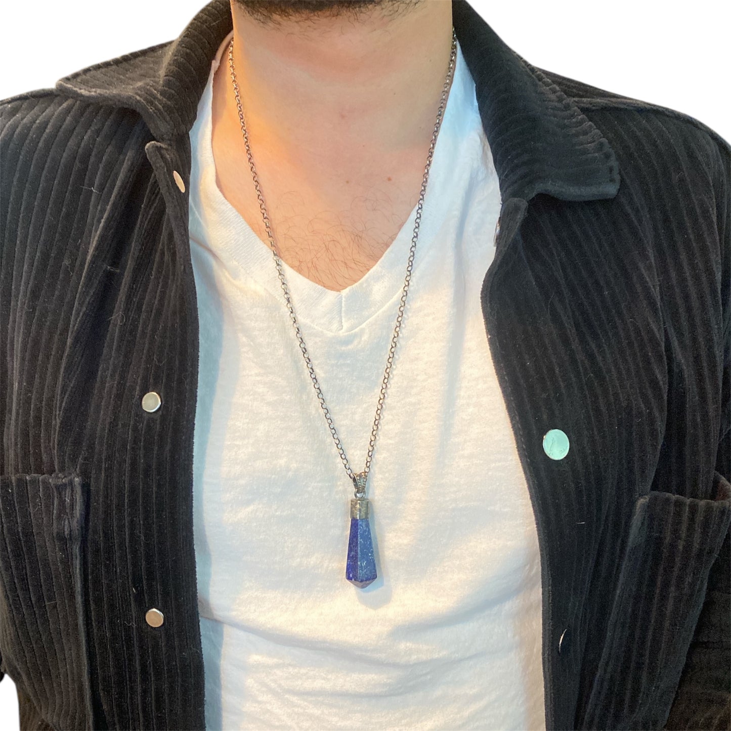 LAPISLAZULI HAMMERED QUARTZ