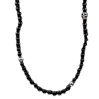 OBSIDIAN BEADS SKULL