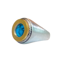 GOLDEN BASE STONE RING