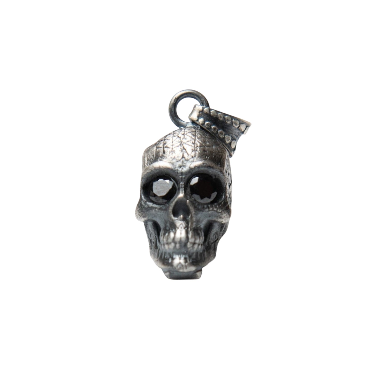 HEART CARVED SKULL PENDANT