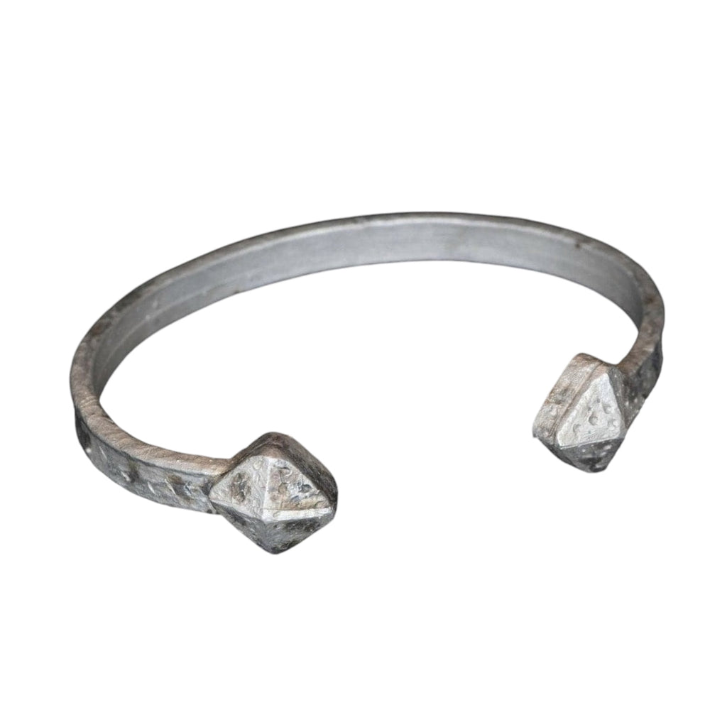 SILVER HAMMERED CUFF