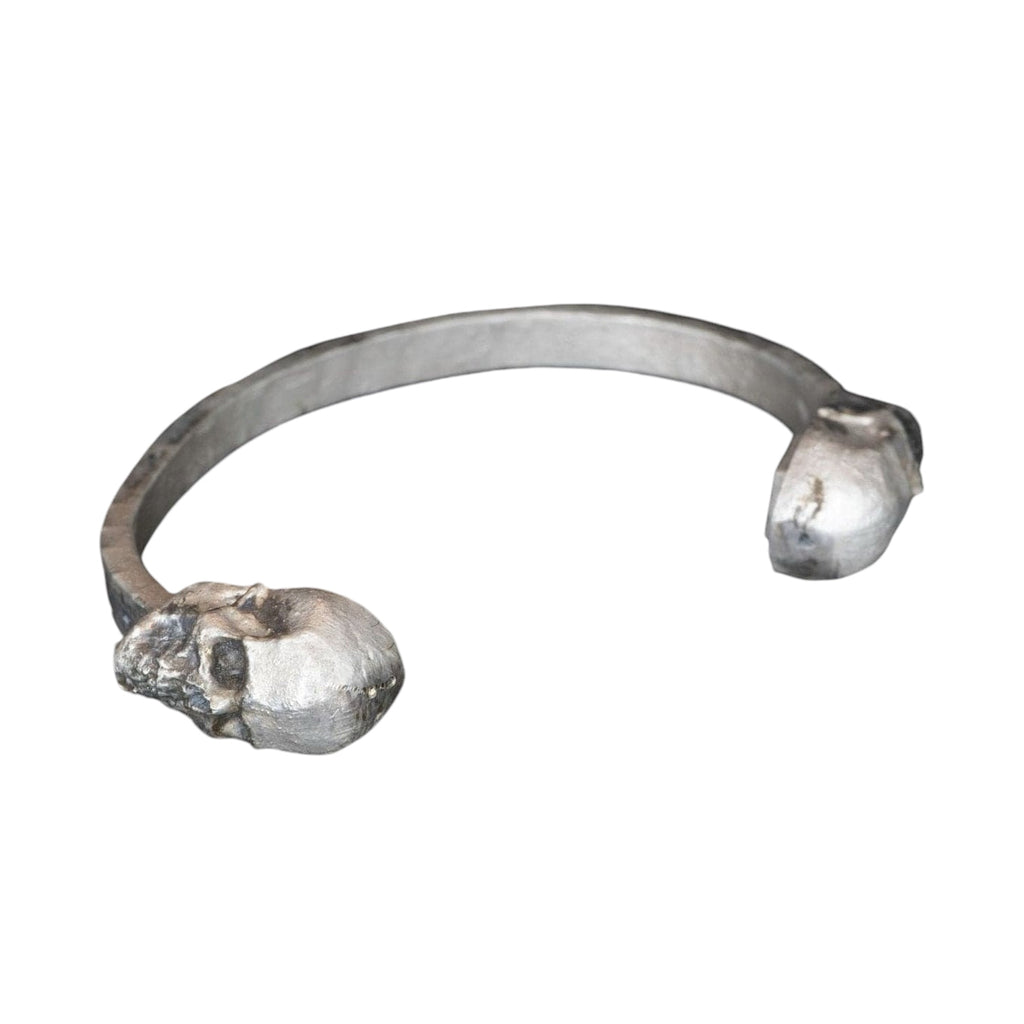 SILVER SKULL CUFF