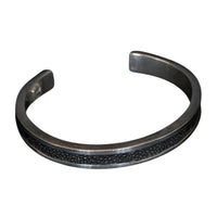 BLACK STINGRAY SKIN CUFF