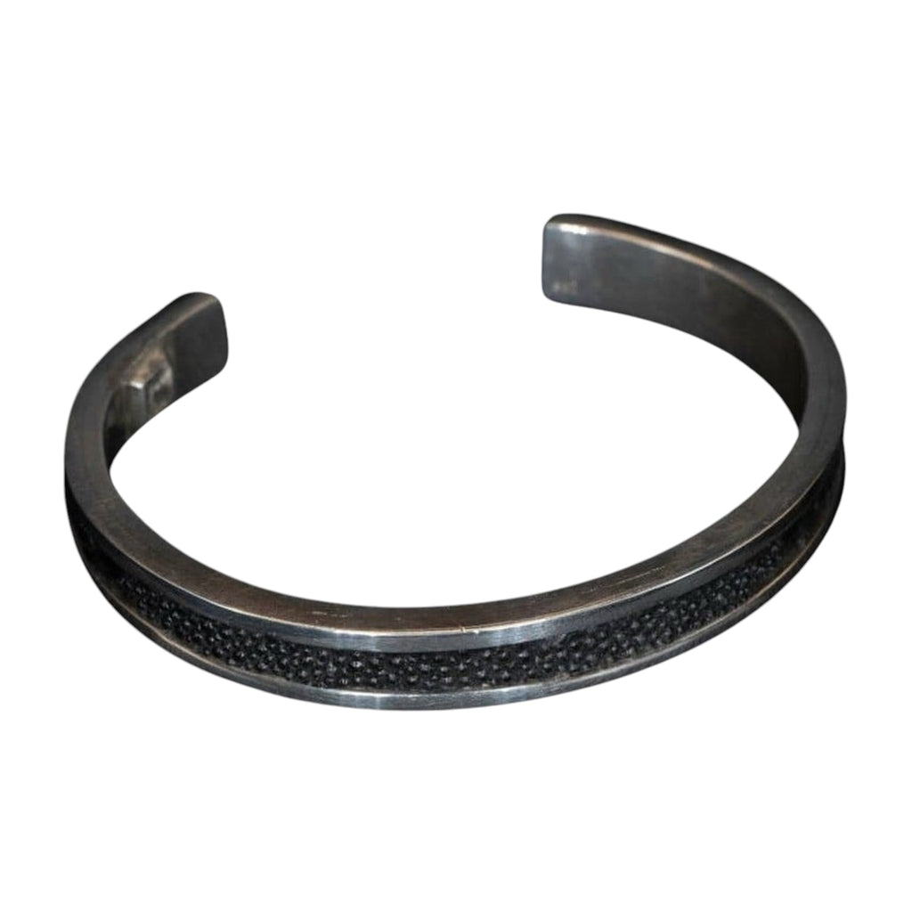 BLACK STINGRAY SKIN CUFF