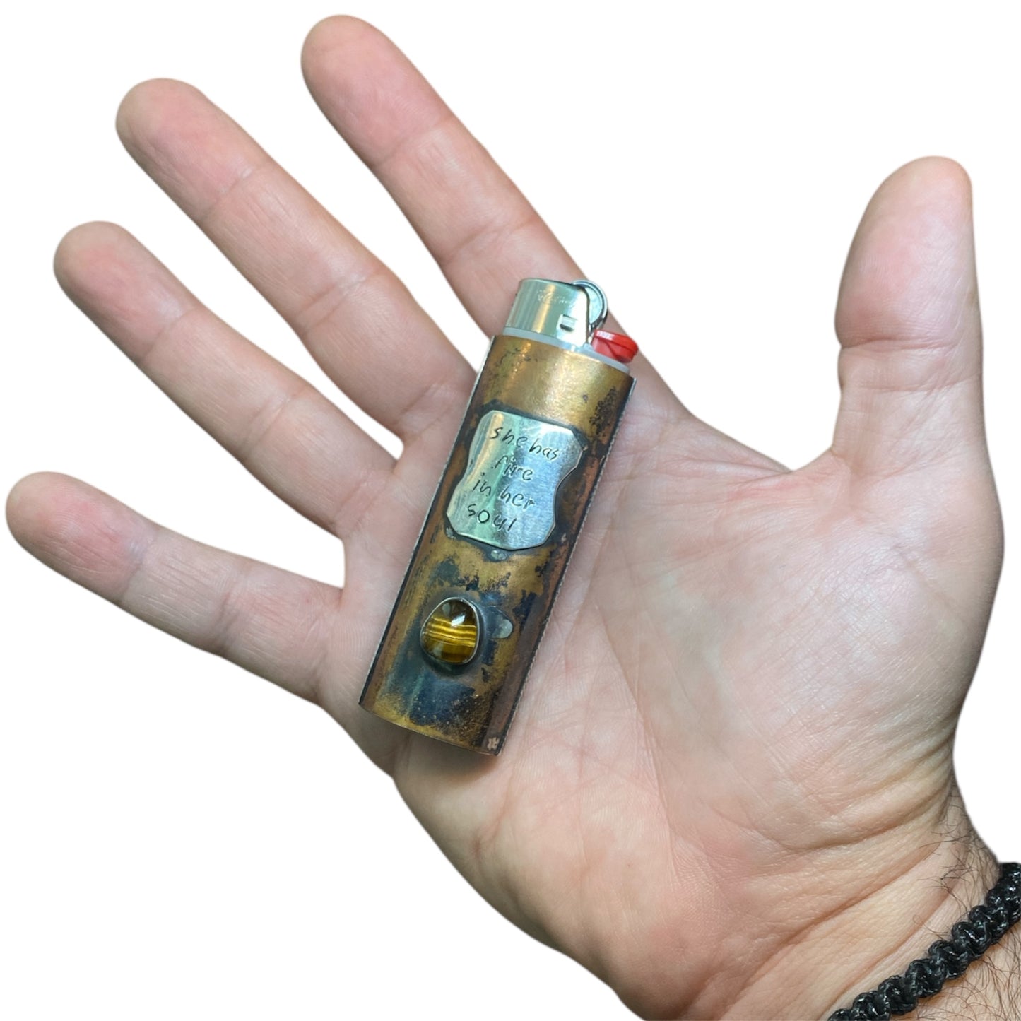 SHE HAS A FIRE IN HER SOUL LIGHTER CASE