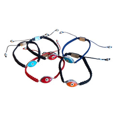 SHAPE EYE BRAIDED BRACELET