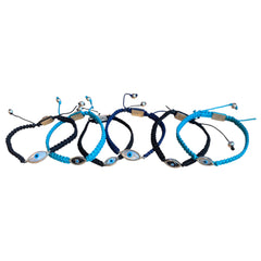 SHAPE EYE BRAIDED BRACELET