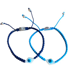 SHAPE EYE BRAIDED BRACELET SP