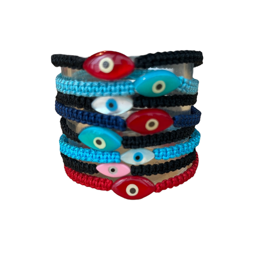 SHAPE EYE BRAIDED BRACELET SP