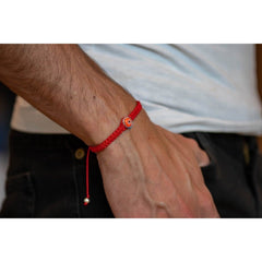 COLOR EYE BRAIDED BRACELET