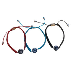 COLOR EYE BRAIDED BRACELET