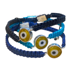 COLOR EYE BRAIDED BRACELET