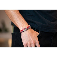 EYE AND BEADS BRACELET