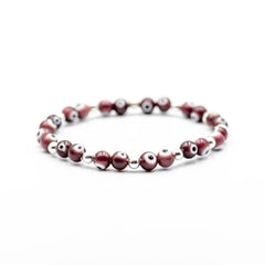 EYE AND BEADS BRACELET