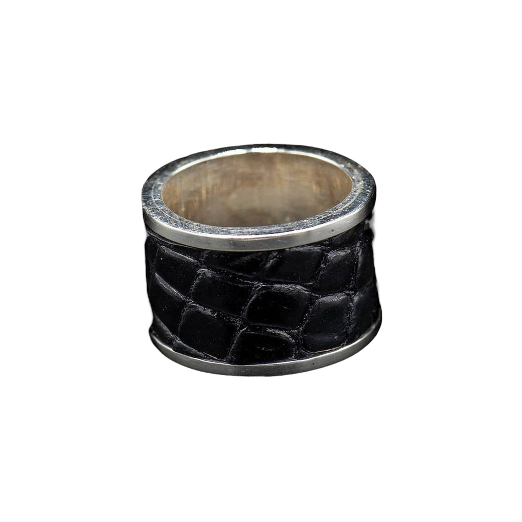 CROCODILE SKIN RING