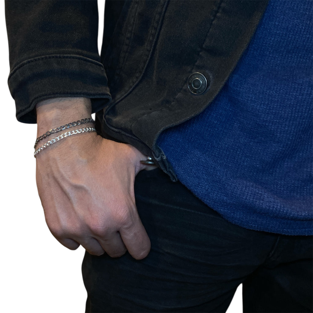CUBAN SMALL BRACELET 4MM 20 CM