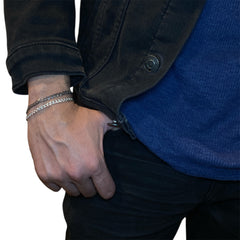 CUBAN SMALL BRACELET 4MM 20 CM