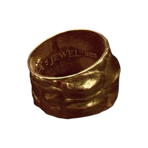 LIZARD RING DORADO