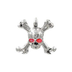 SKULL JOE CROSSBONE PENDANT STONES