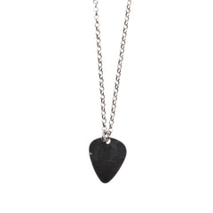 POLISHED SILVER GUITAR PICK