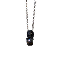 STONE LEATHER PENDANT