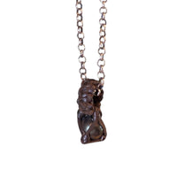 STONE LEATHER PENDANT