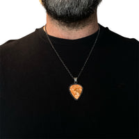 RJ GUITAR PICK ZIRCONIA NEGRA NARANJA
