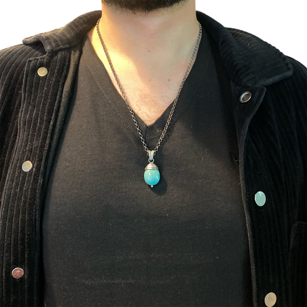 TURQUOISE DOME PENDANT