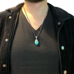 TURQUOISE DOME PENDANT