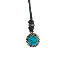LEATHER AMULET STONE