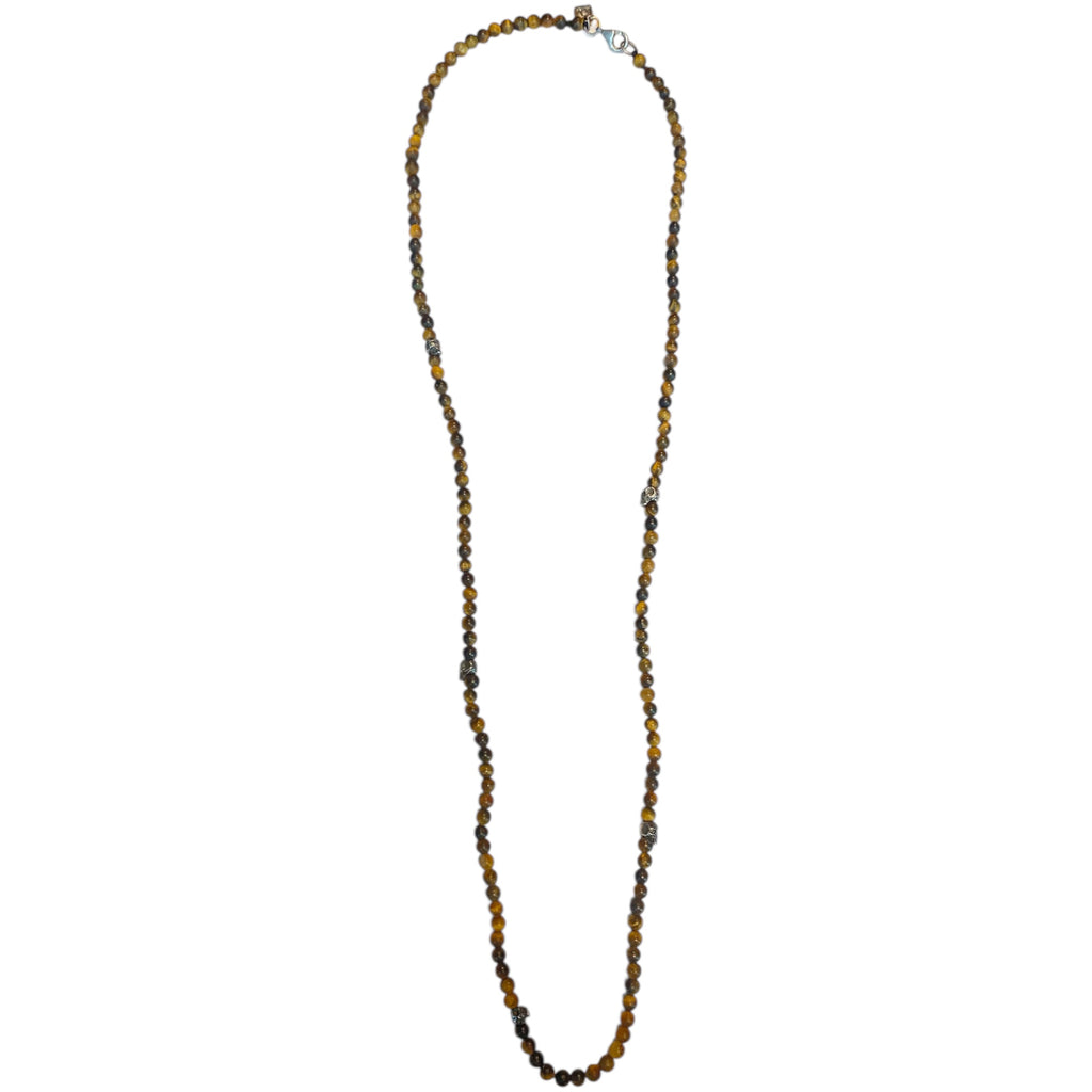 5 SKULLS TIGER EYE MATTE
