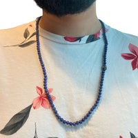 ONE SKULL LAPISLAZULI NECKLACE