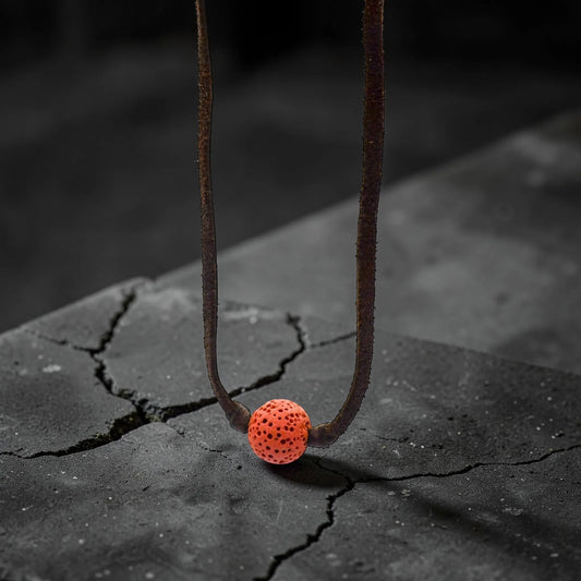 LEATHER STONE BALL