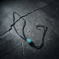 STONE LEATHER NECKLACE