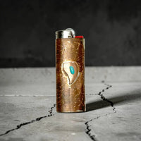 LIGHTER CASE BRONZE HORN