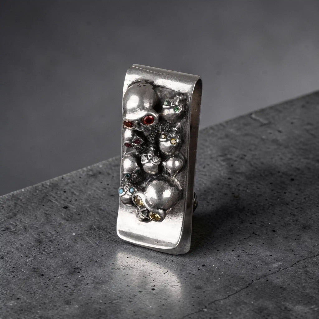 ROCKSTAR MONEY CLIP (CON RUBIS, TOPACIO, ZAFIRO Y TURMALINA)