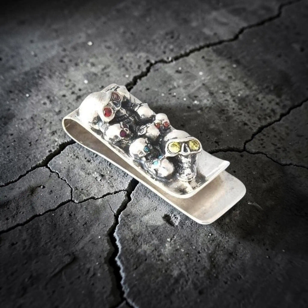 ROCKSTAR MONEY CLIP (CON RUBIS, TOPACIO, ZAFIRO Y TURMALINA)
