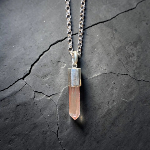 PINK AMBER CRYSTAL QUARTZ