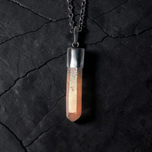 PINK AMBER QUARTZ DARK