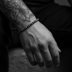 4 BALL RAINBOW PEARL BRACELET