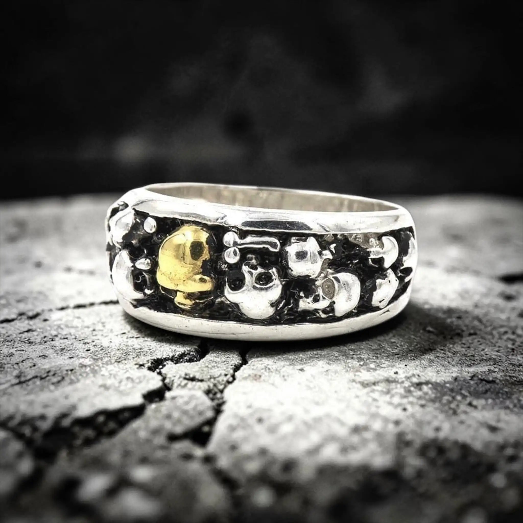 SCRAMBLED SKULLS WIDE