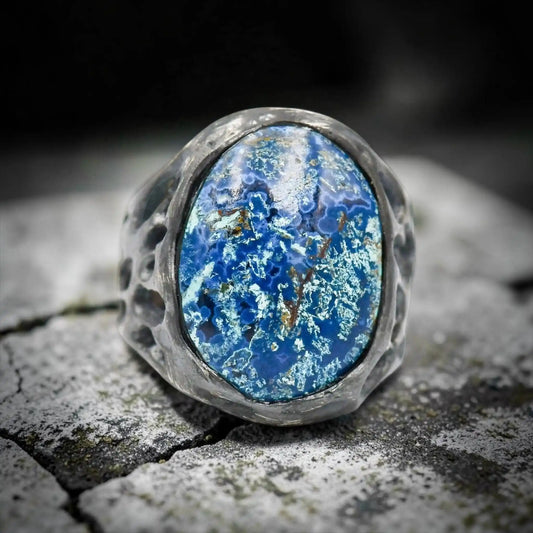 KING SALOMON CRISOCOLE STONE RING